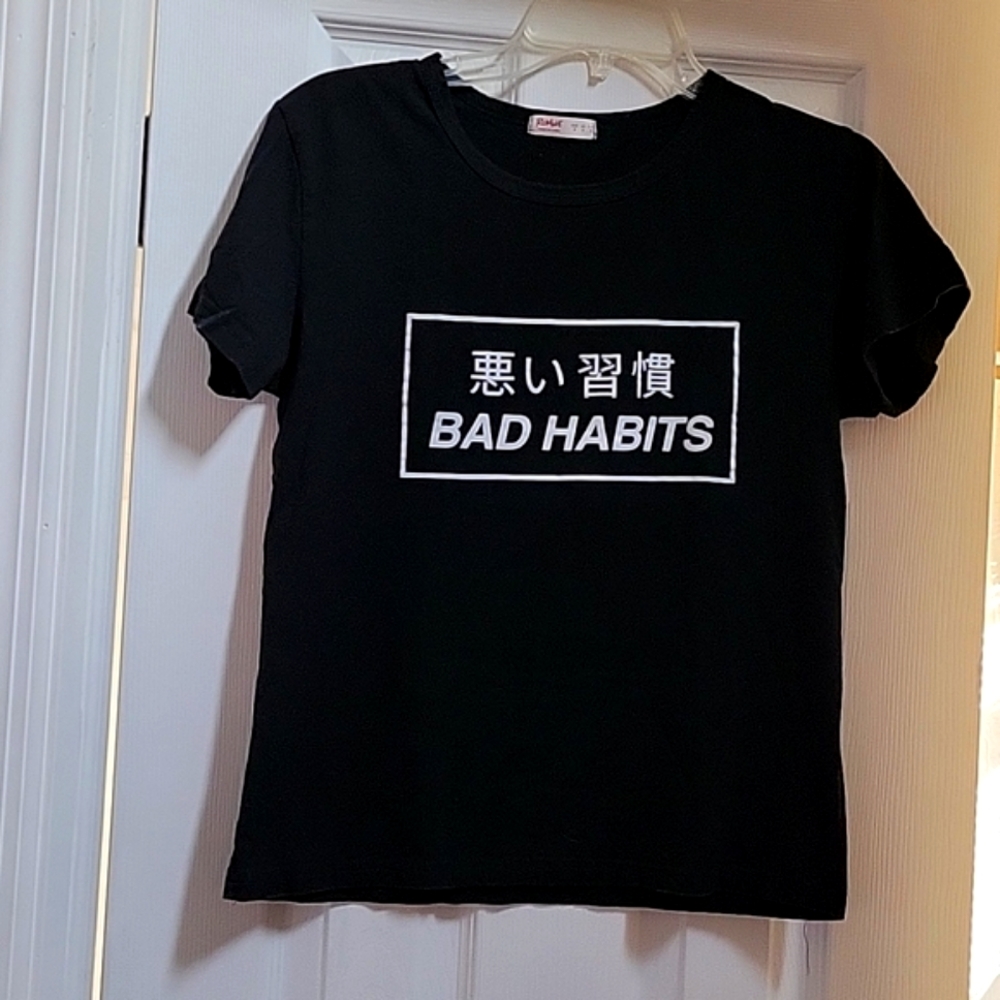 ROMWE Black Graphic ⚫️ Tee